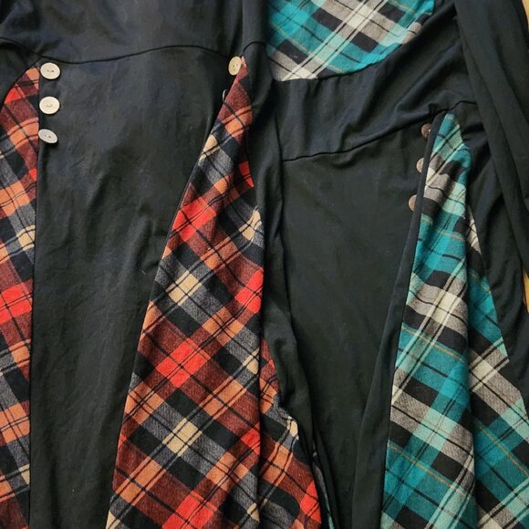 2 Tartan Plaid Holiday Hostess Dresses - Picture 4 of 8